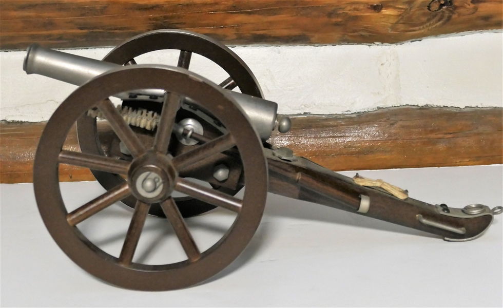 Cal. 50 Black Powder Miniature Cannon -Measures 6" all 14" Long