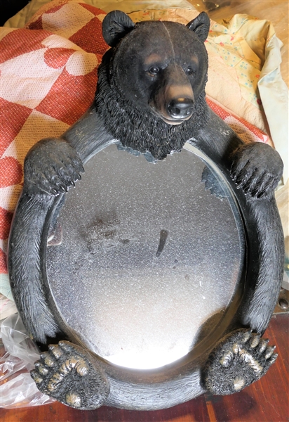 Black Bear Mirror - Measures 17" by 12"