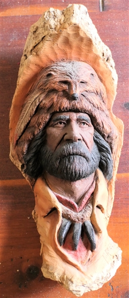 "Jake the Mountain Man" by Neil Rose Plaque - Number 1688/2500 - Measures 7 1/2" by 3 1/2"