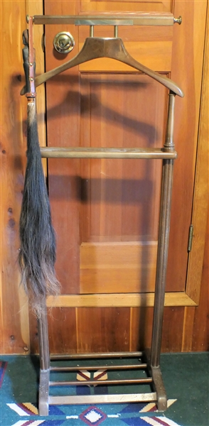 Clothes Valet and Donkey Tail - Valet Measures 47" tall
