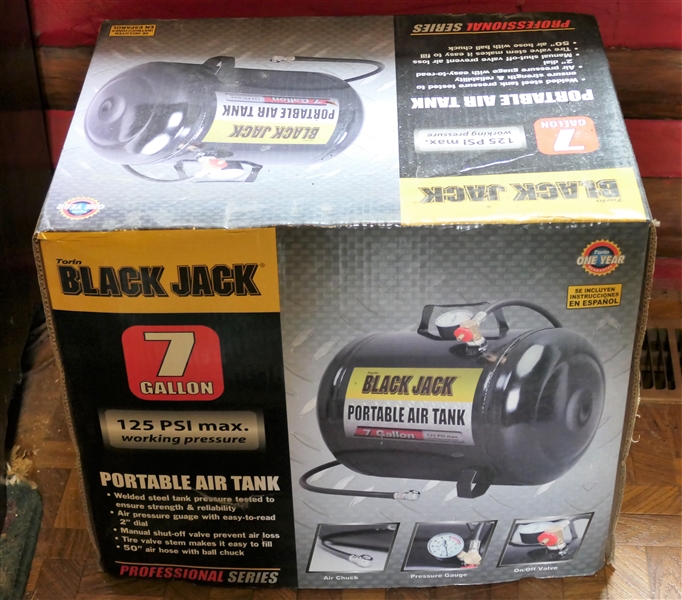 Black Jack 7 Gallon Portable Air Tank in Original Box
