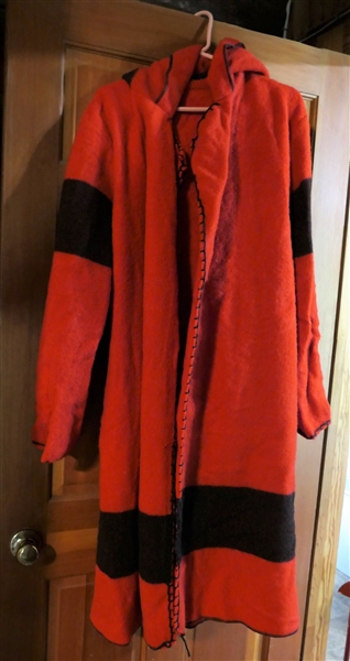 Red Wool Hunting Robe