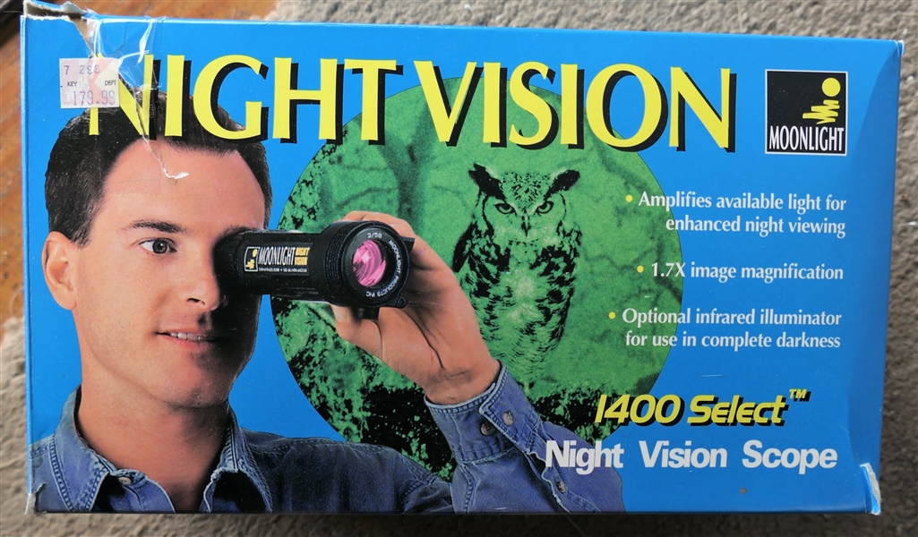 MPN 1400 Select with Infrared Illuminator Night Vision Scope in Original Box - 009772