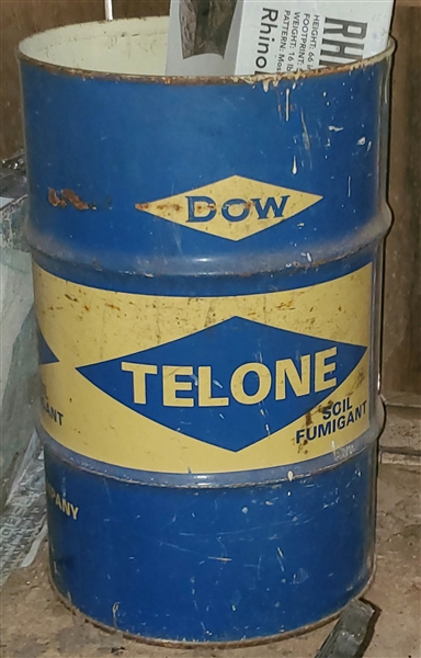 Metal Dow Telone Barrel