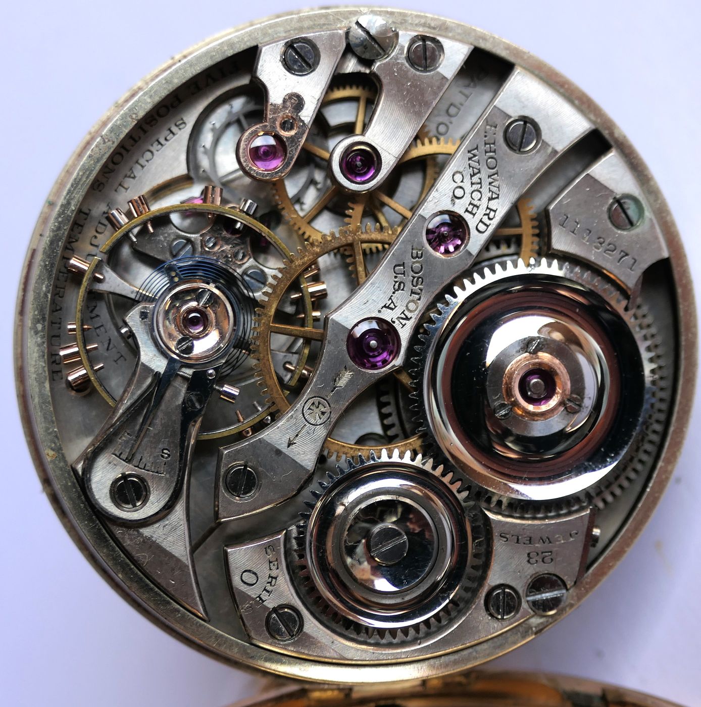 Lot Detail - Howard Watch Co. Boston USA - 23 Jewels - Series 0 