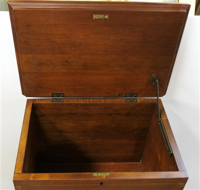 The Old Salem Collection By Bob Timberlake for Lexington Furniture - Walnut Sugar Chest - Dovetailed Case - Dovetailed Drawer - Oak Secondary Wood - String Inlay on Front, Sides, and drawer Front...