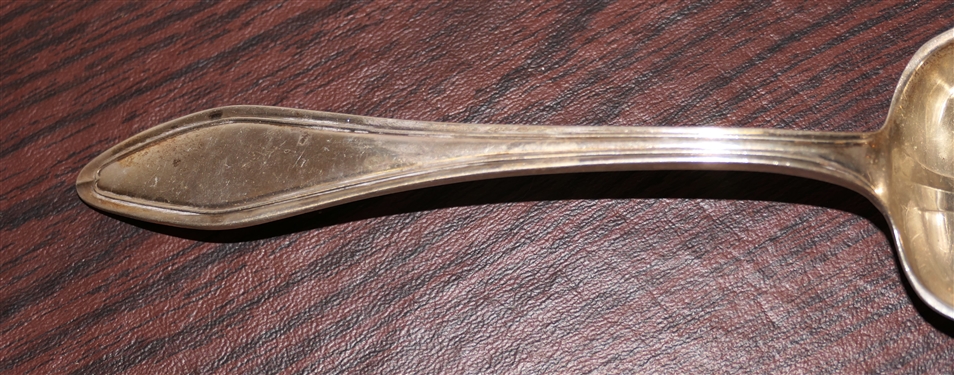 Towle Sterling Silver Mary Chilton 1912 9 Serving Spoon - Weighs 89.2 Grams