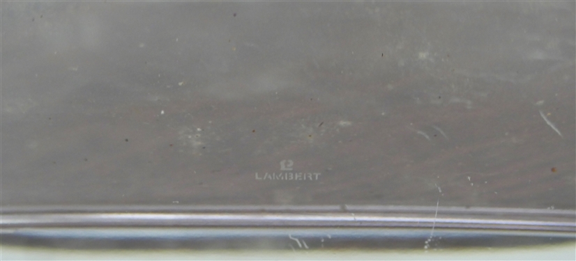 Nice Large Val St. Lambert Oblong Crystal Bowl - Measures 7 Tall 14 by 7 1/2