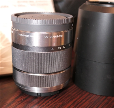 Sony NEX - 5N HD Digital Camera - 16.1 MP with 2 Interchangeable Lenses and Carrying Case  - No Charger 
