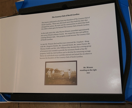 The Fabulous Forty  Two - The Country Club of North Carolina by Dale H. Hoegling - The Country Club of North Carolina - Pinehurst, NC- Hard Cover Book - Excellent Condition in Foam Lined Box 