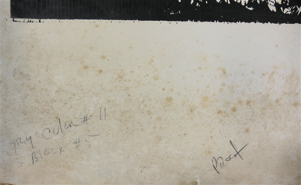 2 - 1960's Norbert Irvine Wood Block Prints - Trio Number 9 / 11 Dated 1966 and Other Unsigned Wood Block - Trio Measures 17 1/2 by 15 1/2 - Norbert Irvine (1937 - 2015)