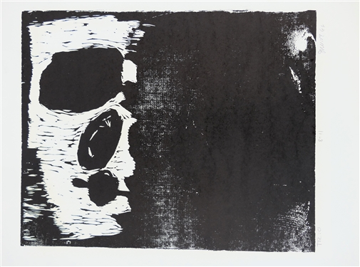2 - 1960's Norbert Irvine Wood Block Prints - Trio Number 8 / 11 Dated 1966 and Other Unsigned Wood Block - Trio Measures 17 1/2 by 15 1/2 - Norbert Irvine (1937 - 2015)