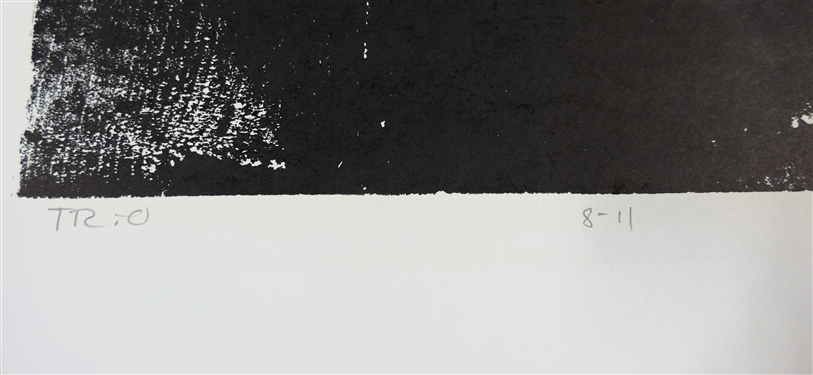 2 - 1960's Norbert Irvine Wood Block Prints - Trio Number 8 / 11 Dated 1966 and Other Unsigned Wood Block - Trio Measures 17 1/2 by 15 1/2 - Norbert Irvine (1937 - 2015)