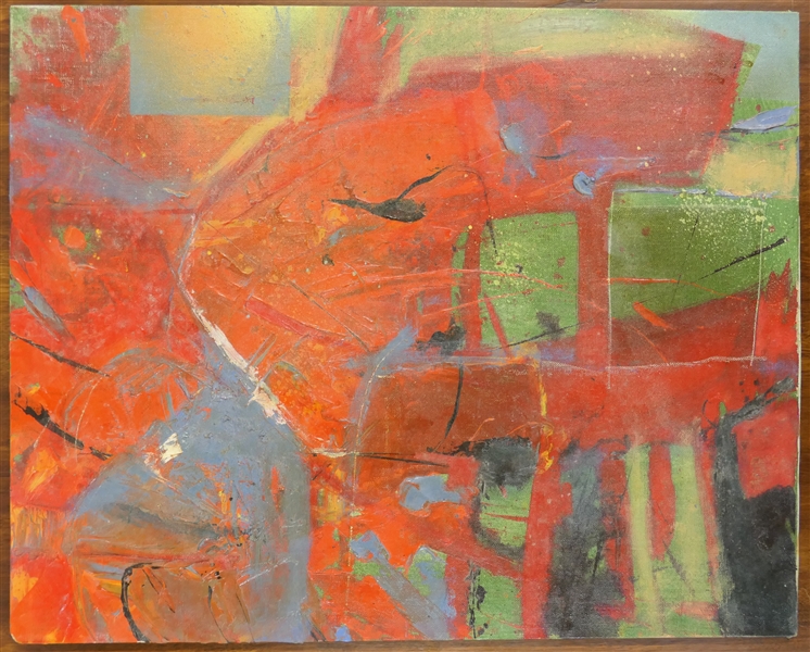 Sudi Park Original Oil on Board Painting - Artist Signed on Back "Spark Vintage 2007 …..a very good year" - Art Measures 20" by 16"