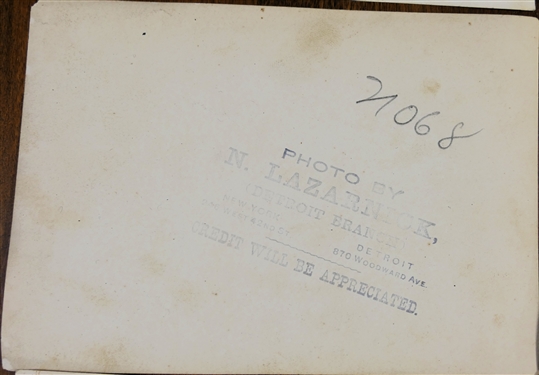 7 Automobile Race Photographs by N. Lazarnick (Detroit Branch) of Ohio 12 Car - Captions on Reverse Ohio #12 at Hot Springs, Ark.  and Cars coming off ferry near Roe. Ark - Photos Measure 4...