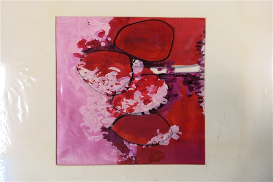 Mixed Media Artwork by Bruce Park - Raleigh, NC Artist - Matted - Mat Measures 20 By 16