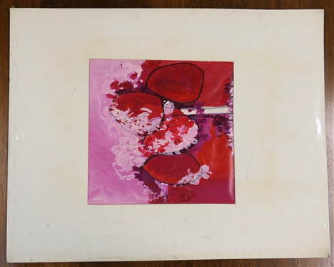 Mixed Media Artwork by Bruce Park - Raleigh, NC Artist - Matted - Mat Measures 20 By 16