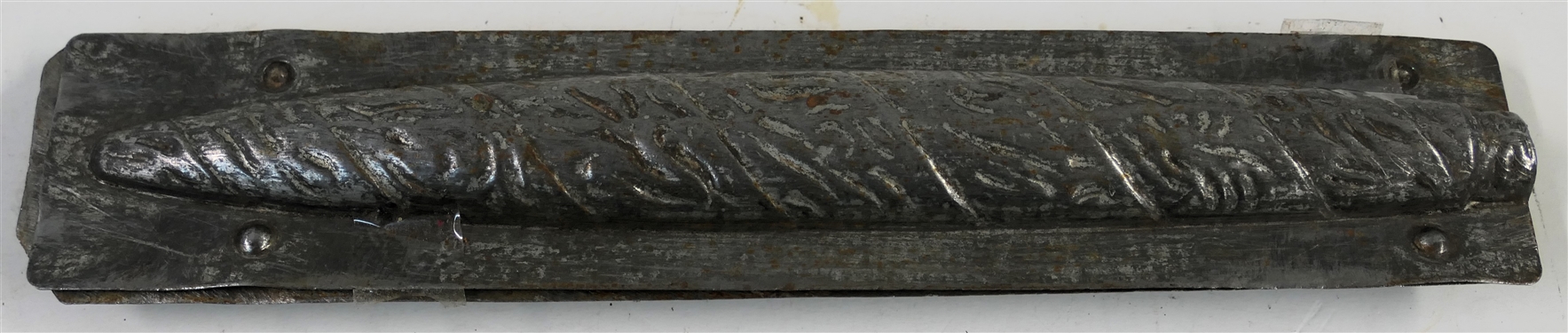 Antique Chocolate Cigar Mold - Number 1550 - Mold Measures 10 1/2 by 2 1/4 