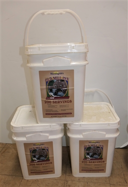 3 - Morningdales Old Mill Inn Food Now - 200 Servings - Emergency Food - Manufactured in 2012