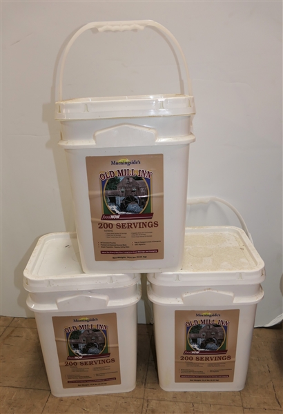 3 - Morningdales "Old Mill Inn" Food Now - 200 Servings - Emergency Food - Manufactured in 2012