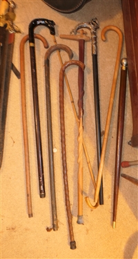 Collection of Walking Canes 