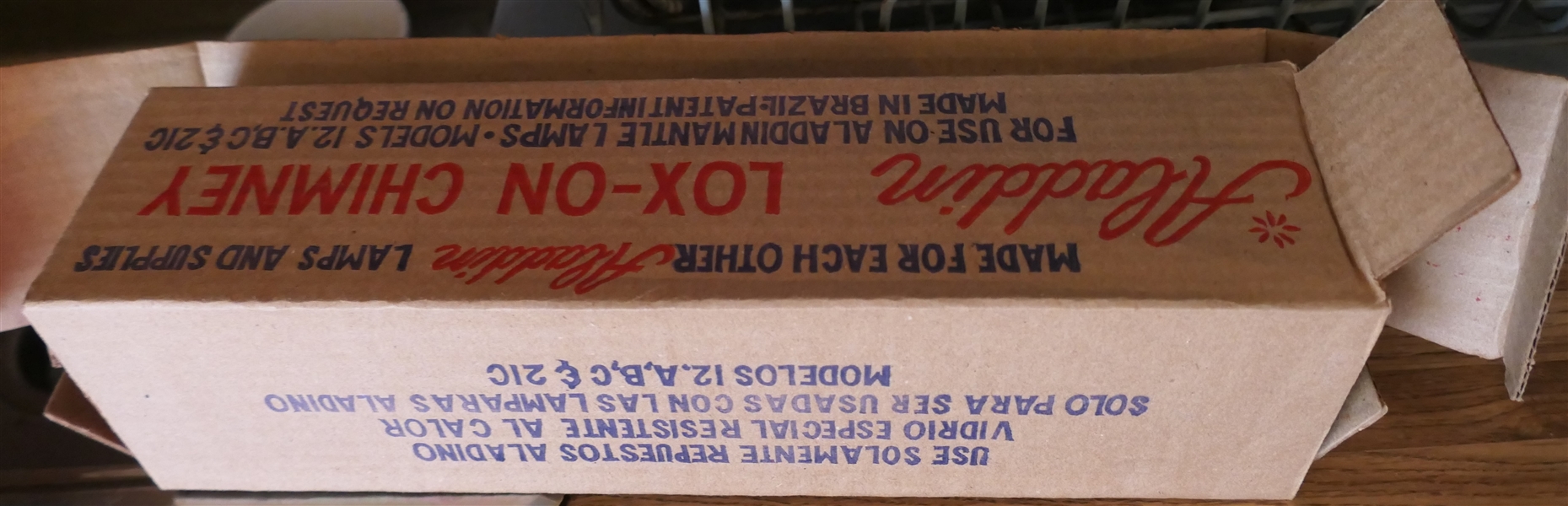 Aladdin Oil Lamp Chimney in Original Box