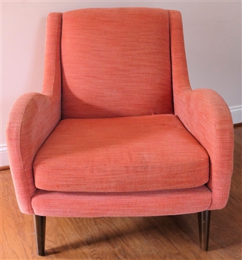 West Elm Coral Arm Chair with Wood Legs - Good Modern Lines 