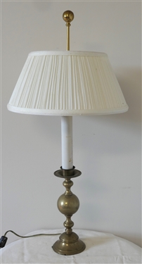 Nice Brass 2 Light Lamp - Made in Italy  - Measures 17 Tall 