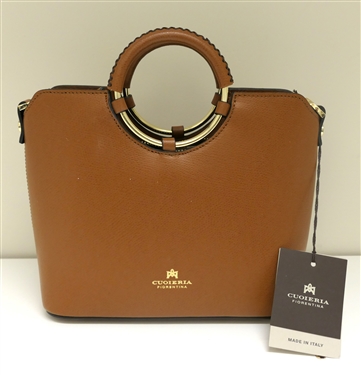 Cuoieria Fiorentina - Lion  - Oblo Mini Crossbody Handbag - Brand New with Tags - Made in Italy 