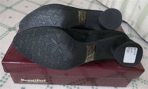 Beautifeel Black Suede Pumps - Brand New $330 Original Retail - New in Original Box 