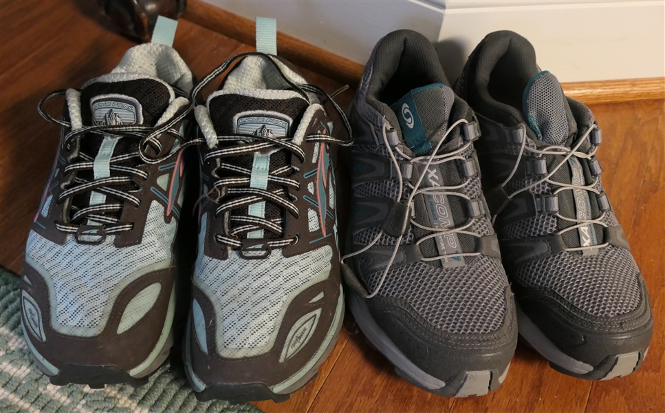 Salomon "XA Comp 7" Hiking Sneakers Size 6.5 - Like New and Altra Hiking Sneakers Size 6.5 - Some Wear
