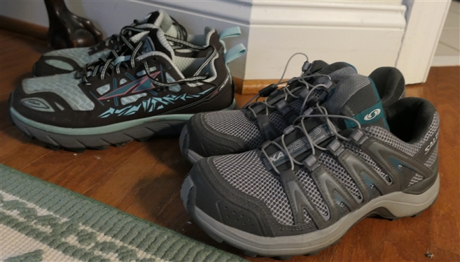 Salomon XA Comp 7 Hiking Sneakers Size 6.5 - Like New and Altra Hiking Sneakers Size 6.5 - Some Wear