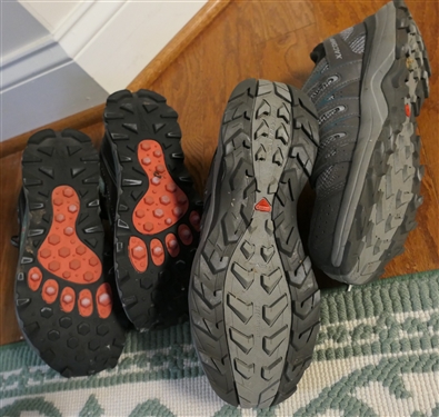 Salomon XA Comp 7 Hiking Sneakers Size 6.5 - Like New and Altra Hiking Sneakers Size 6.5 - Some Wear