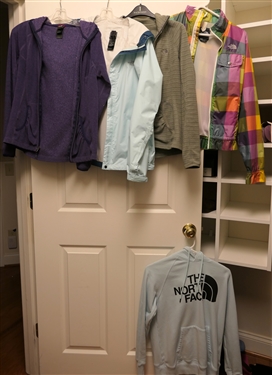 5 North Face Shirts and Jackets - Size Small 