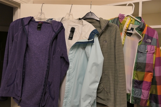5 North Face Shirts and Jackets - Size Small 