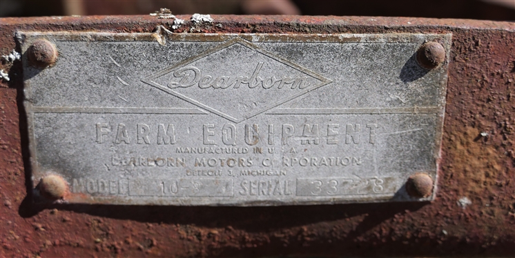 Dearborn Farm Equipment 2 Bottom Plow - Model 16 