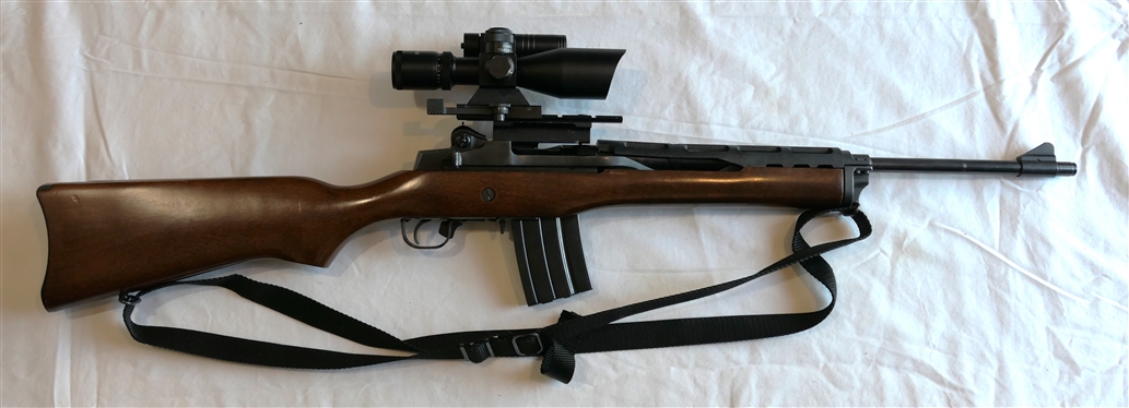 Ruger Model Mini 14 .223 Rifle w/ HQSU - Scope w/ Lazer
