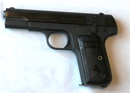 Colt 1903 Auto Hammerless .380 Cal. Pistol 