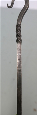 Blacksmith Shop Made Hand Forged Herb Drying Hook / Rack - Stamped by Artist - EAL - Rack Measures 18 Long 