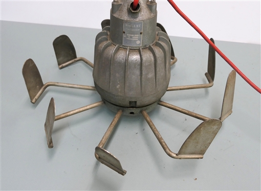Nivola N.V. Sassenheim Fan - Made in Holland - Type PVK 7/15 - Ventilator Fan - Motor Works Well - One Blade Needs to Be Attached  