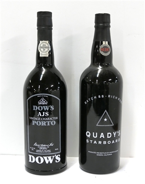 Quady''s Starboard - Batch 88 - Rich Ruby - Amador County Dessert Wine and Dow''s AJS Vintage Character Porto - Produce of Portugal - Instituto Do Vinho De Porto - Wine Quality and Storage...