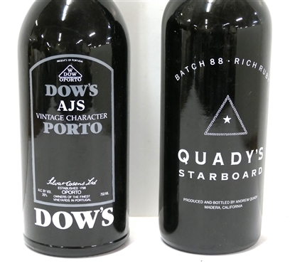 Quady''s Starboard - Batch 88 - Rich Ruby - Amador County Dessert Wine and Dow''s AJS Vintage Character Porto - Produce of Portugal - Instituto Do Vinho De Porto - Wine Quality and Storage...