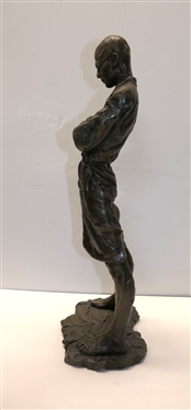 Awaiting by Teena Stern - Fine Bronze Sculpture - Teena Stern Watson - With Accompanying Photograph - Signed by Artist, Business Card, Information Card, and Original Receipt $1,200 Original...