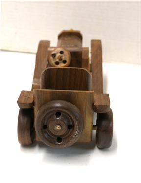 Hand Crafted Wooden Roadster Car - Measures 12 Long 4 1/2 Across
