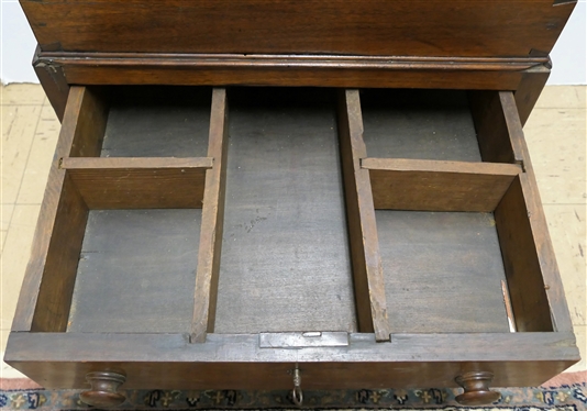 19th Century Southern Virginia Walnut Sugar Chest From Betts - Sublett House N. Main St. Danville, VA 