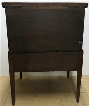 19th Century Southern Virginia Walnut Sugar Chest From Betts - Sublett House N. Main St. Danville, VA 