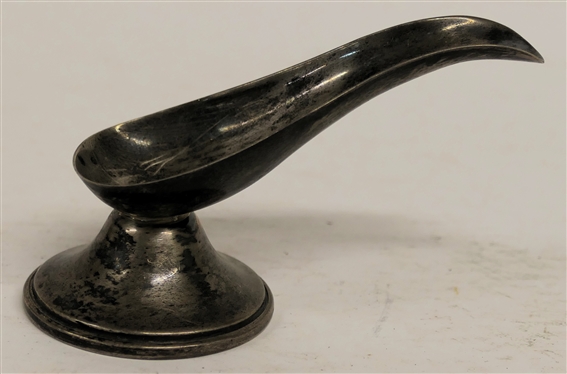 Gorham Sterling Silver Pipe Holder / Stand Number 373 - Sterling Silver Weighted Base - Stand Measures  Tall 3 1/4 Long