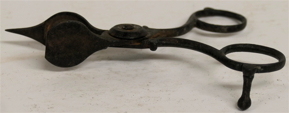 Early 19th Century Candle Snuff Scissors - Measures 4 1/2 Long