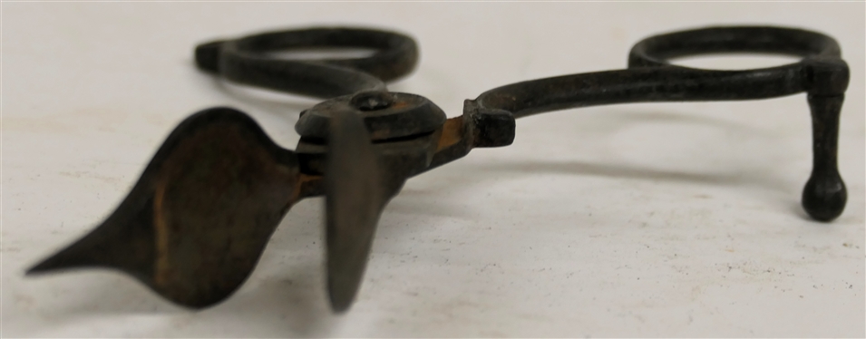 Early 19th Century Candle Snuff Scissors - Measures 4 1/2 Long