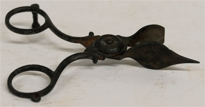 Early 19th Century Candle Snuff Scissors - Measures 4 1/2 Long